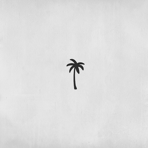 Small coconut tree tattoo