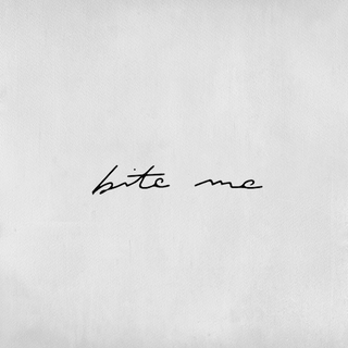 Tatouage Écriture bite me