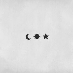 Tattoo of 3 logos symbolizing the cycle of the sun.