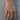 Musical treble clef temporary tattoo