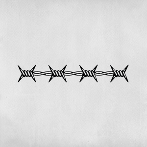 All-around tattoo with a barbel motif.