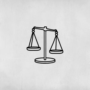 Justice Scale Tattoo