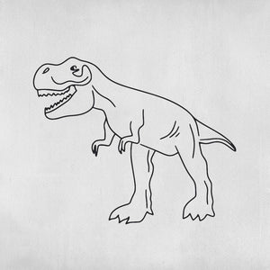 Scary Tyrannosaurus Dinosaur Tattoo