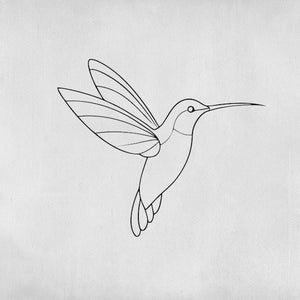 Hummingbird Tattoo in Flight