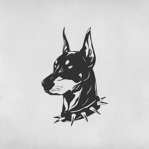Tatouage Chien Dobermann