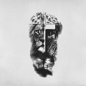 Tatouage Lion et Dieu