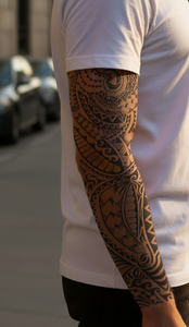 Maelström Polynésien - Tatouage manchette de bras