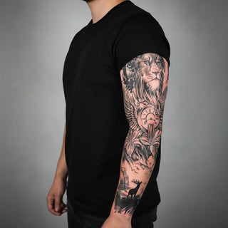 Roi du Temps - Tatouage manchette de bras