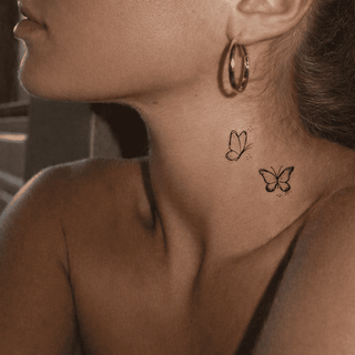 Pack de 3 tatouages : Papillon