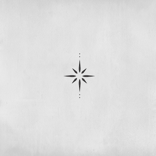 Tatouage Symbole boussole d’un trait minimaliste