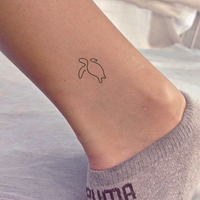 Logo de tortue d’un trait minimaliste