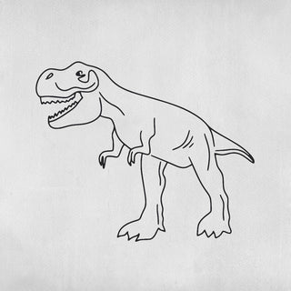 Scary Tyrannosaurus Dinosaur Tattoo
