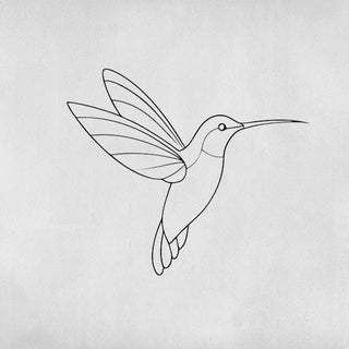 Tatouage L’oiseau Colibri en vol