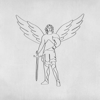 Tatouage Dessin de l’ange Saint Michael guerrier