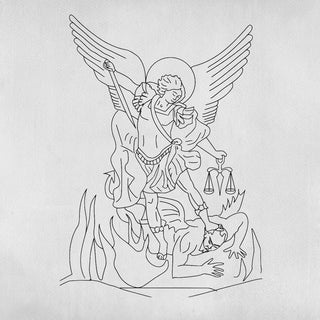 Tatouage Dessin de l’ange Saint Michael