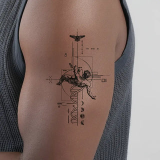 Tatouage Ange ADN