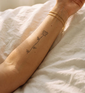 Long Stem Rose Tattoo Idea? Try It for 2 Weeks