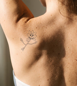 Fine Line Magnolia Tattoo Idea? Try It for 2 Weeks