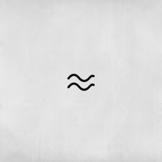 Aquarius Zodiac Temporary Tattoo - Aquarius Astrological Symbol
