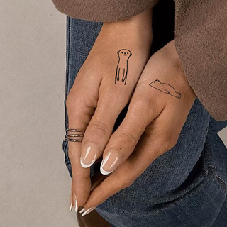 Pack de 2 tatouages : Animaux