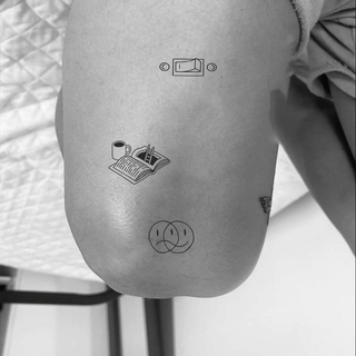 Pack de 2 tatouages : Livres