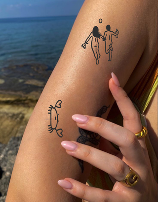 Pack de 2 tatouages : Ocean